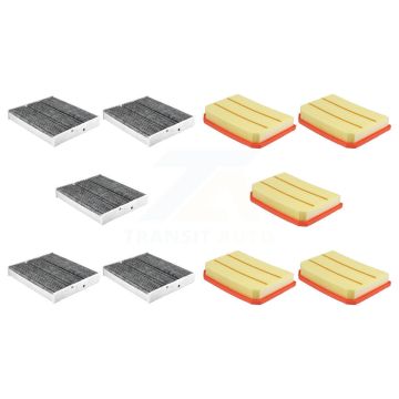 5x Air + 5x Cabin Filter (10 Total) Kit For Mercedes-Benz GLB250 A220 A250 GLB35 AMG A35 KFL-102467