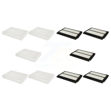 5x Air + 5x Cabin Filter (10 Total) Kit For Nissan Rogue Sport Qashqai KFL-102473