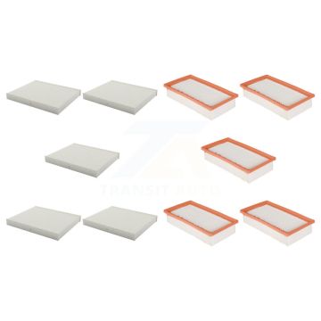 5x Air + 5x Cabin Filter (10 Total) Kit For Kia Rio Hyundai Accent KFL-102476