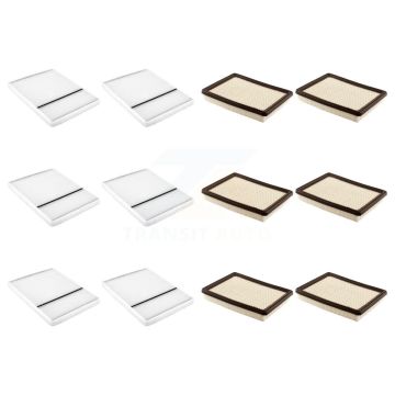 6x Air + 6x Cabin Filter (12 Total) Kit For Buick LeSabre Pontiac Bonneville Cadillac KFL-102479