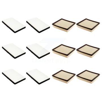 6x Air + 6x Cabin Filter (12 Total) Kit For Chevrolet Impala Pontiac Grand Prix Buick KFL-102480