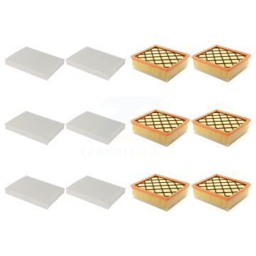 6x Air + 6x Cabin Filter (12 Total) Kit For Volvo S60 XC60 V60 Cross Country XC70 KFL-102486