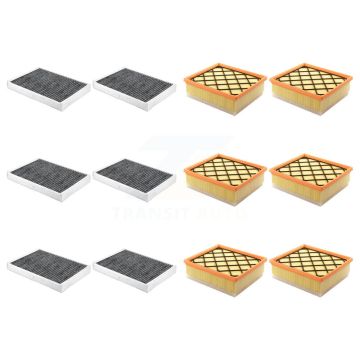 6x Air + 6x Cabin Filter (12 Total) Kit For Volvo XC60 S60 V60 XC70 Cross Country KFL-102487