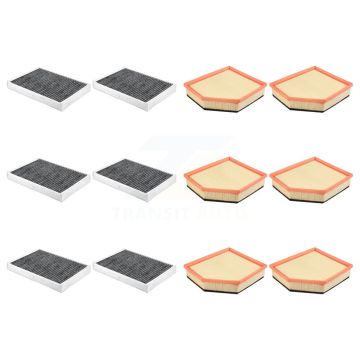 6x Air + 6x Cabin Filter (12 Total) Kit For Volvo XC70 XC60 S60 V60 S80 KFL-102488
