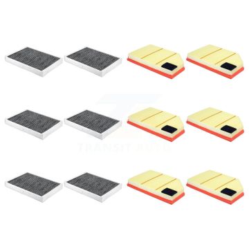 6x Air + 6x Cabin Filter (12 Total) Kit For Volvo XC60 S60 V60 Cross Country XC70 S80 KFL-102490