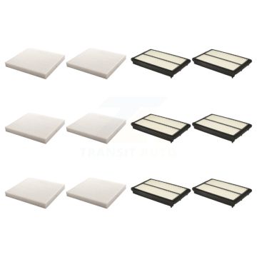 6x Air + 6x Cabin Filter (12 Total) Kit For 2013-2018 Acura RDX KFL-102501