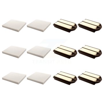 6x Air + 6x Cabin Filter (12 Total) Kit For 2007-2009 Honda CR-V KFL-102503