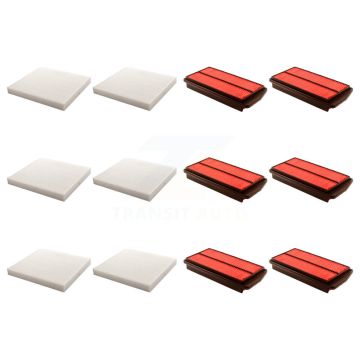 6x Air + 6x Cabin Filter (12 Total) Kit For 2007-2012 Acura RDX KFL-102521