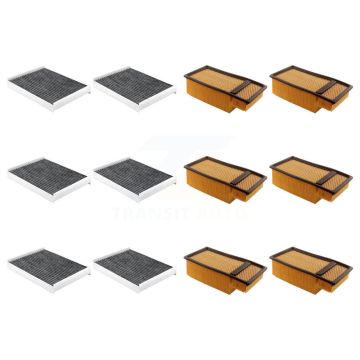 6x Air + 6x Cabin Filter (12 Total) Kit For Ford F-650 F-750 KFL-102528