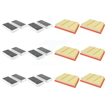 6x Air + 6x Cabin Filter (12 Total) Kit For Mini BMW Cooper X1 Countryman X2 Clubman 228i KFL-102543