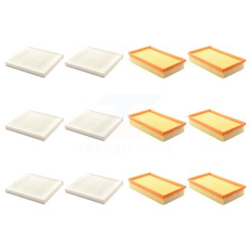 6x Air + 6x Cabin Filter (12 Total) Kit For 2009-2013 Mazda 6 2.5L KFL-102547