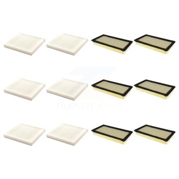 6x Air + 6x Cabin Filter (12 Total) Kit For 2009-2013 Mazda 6 3.7L KFL-102548