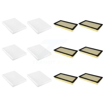 6x Air + 6x Cabin Filter (12 Total) Kit For Ford Explorer Flex Taurus Police Interceptor KFL-102550