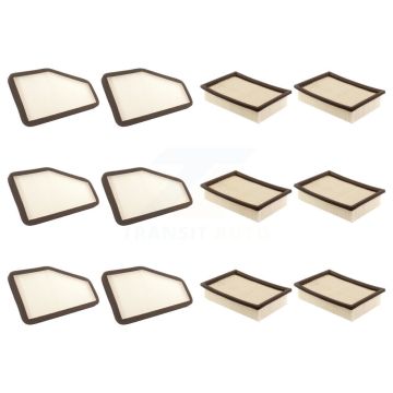6x Air + 6x Cabin Filter (12 Total) Kit For Ford Escape Mazda Tribute Mercury Mariner KFL-102557