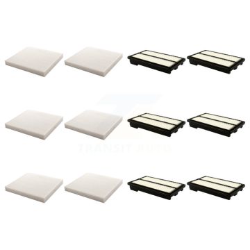 6x Air + 6x Cabin Filter (12 Total) Kit For 2015-2020 Acura TLX 3.5L KFL-102565