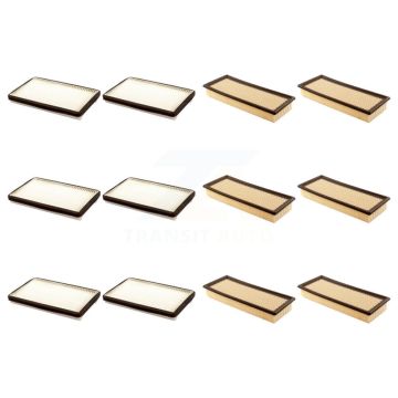 6x Air + 6x Cabin Filter (12 Total) Kit For Ford Escape Mercury Mariner KFL-102567