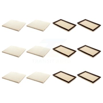 6x Air + 6x Cabin Filter (12 Total) Kit For Nissan Altima Murano Maxima Quest KFL-102568
