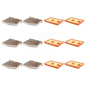 6x Air + 6x Cabin Filter (12 Total) Kit For Volkswagen Jetta Audi Q3 KFL-102579