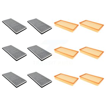 6x Air + 6x Cabin Filter (12 Total) Kit For Land Rover Range KFL-102590
