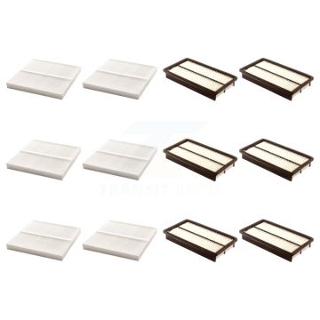 6x Air + 6x Cabin Filter (12 Total) Kit For Mazda 6 KFL-102593