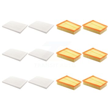 6x Air + 6x Cabin Filter (12 Total) Kit For 2007-2012 Nissan Sentra 2.0L KFL-102606