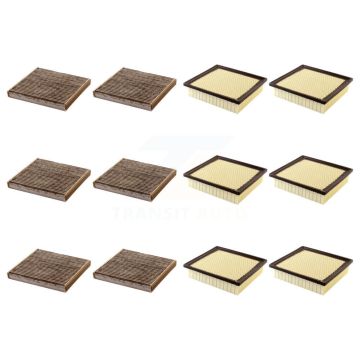 6x Air + 6x Cabin Filter (12 Total) Kit For Toyota Sienna Lexus Camry Highlander RX350 KFL-102609