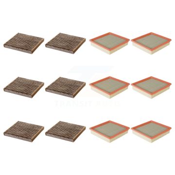 6x Air + 6x Cabin Filter (12 Total) Kit For Toyota Highlander Lexus RX450h KFL-102613