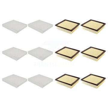6x Air + 6x Cabin Filter (12 Total) Kit For Lexus RX350 RX350L RX500h KFL-102616