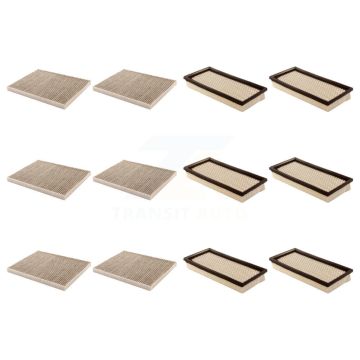 6x Air + 6x Cabin Filter (12 Total) Kit For Dodge Caravan Grand Chrysler Town & Country KFL-102623