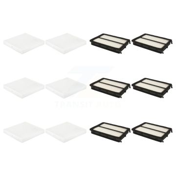 6x Air + 6x Cabin Filter (12 Total) Kit For 2020-2025 Hyundai Palisade KFL-102627
