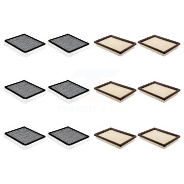 6x Air + 6x Cabin Filter (12 Total) Kit For INFINITI Q50 Q60 QX70 KFL-102631