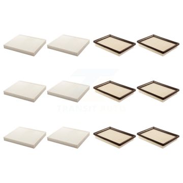 6x Air + 6x Cabin Filter (12 Total) Kit For 2018 INFINITI Q50 2.0L KFL-102632