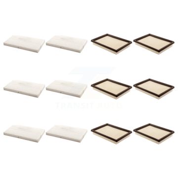 6x Air + 6x Cabin Filter (12 Total) Kit For Nissan Sentra Juke KFL-102635