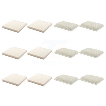 6x Air + 6x Cabin Filter (12 Total) Kit For Mitsubishi RVR Outlander Lancer Sport KFL-102636