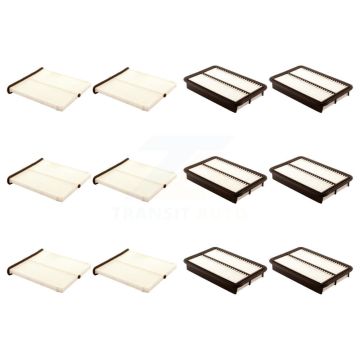 6x Air + 6x Cabin Filter (12 Total) Kit For Mazda CX-5 3 Sport 6 KFL-102641