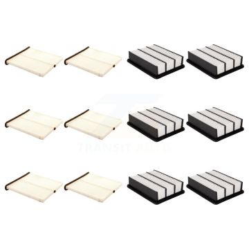 6x Air + 6x Cabin Filter (12 Total) Kit For Mazda CX-5 6 KFL-102642