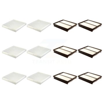 6x Air + 6x Cabin Filter (12 Total) Kit For Kia Optima KFL-102659