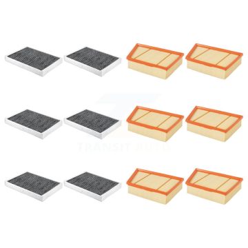 6x Air + 6x Cabin Filter (12 Total) Kit For Land Rover Range Evoque Discovery Sport LR2 KFL-102661