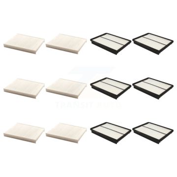 6x Air + 6x Cabin Filter (12 Total) Kit For 2014-2015 Kia Sorento KFL-102667