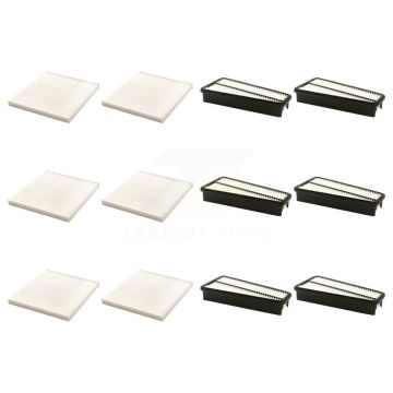 6x Air + 6x Cabin Filter (12 Total) Kit For 2006-2015 Toyota Tacoma 4.0L KFL-102672