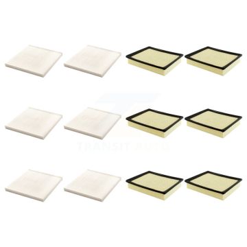 6x Air + 6x Cabin Filter (12 Total) Kit For Toyota Tacoma 3.5L KFL-102673