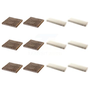 6x Air + 6x Cabin Filter (12 Total) Kit For Toyota Highlander KFL-102677