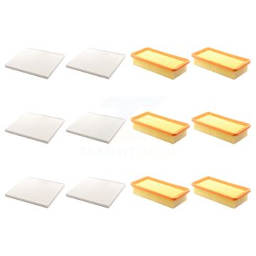 6x Air + 6x Cabin Filter (12 Total) Kit For 2006-2011 Kia Rio Rio5 KFL-102691