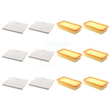 6x Air + 6x Cabin Filter (12 Total) Kit For Hyundai Accent KFL-102693