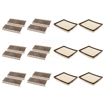 6x Air + 6x Cabin Filter (12 Total) Kit For Nissan TITAN Armada NV2500 INFINITI QX56 KFL-102694