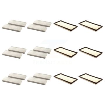 6x Air + 6x Cabin Filter (12 Total) Kit For Nissan Frontier Suzuki Equator 2.5L KFL-102696