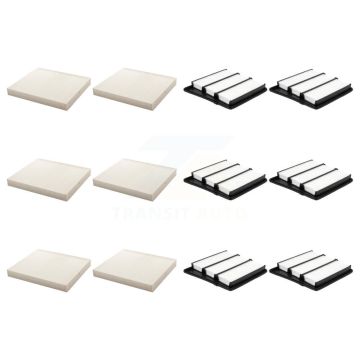 6x Air + 6x Cabin Filter (12 Total) Kit For Nissan NV2500 NV3500 TITAN XD KFL-102700