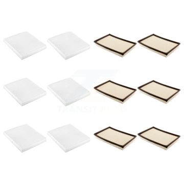 6x Air + 6x Cabin Filter (12 Total) Kit For Ram 1500 Dodge 2500 3500 KFL-102704