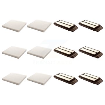 6x Air + 6x Cabin Filter (12 Total) Kit For Honda Accord Acura TSX KFL-102715