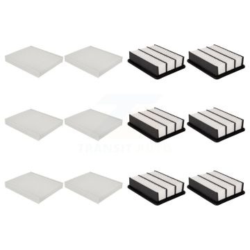 6x Air + 6x Cabin Filter (12 Total) Kit For 2016-2023 Mazda CX-9 KFL-102717